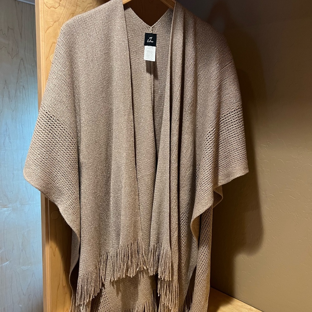 Echo, Blush Color, Open Front Poncho, One Size Wi… - image 1